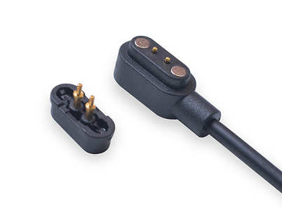 2pin magnetic Pogo pin Connector with cable