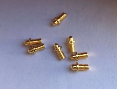 Screw type pogo pin no spring