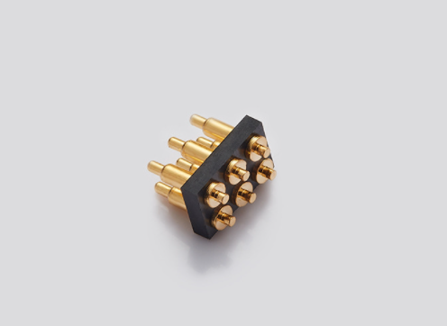 DIP 6pin double row pogo pin connector