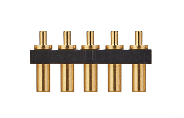 5pin female type single row pogo pin connector