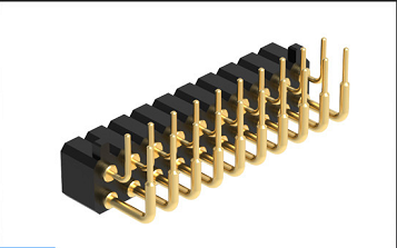 20pin Double row right Angle pogo pin connector