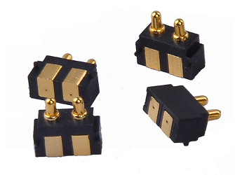 2pin Side solder type pogo pin connector