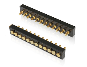 12pin SMT Single row pogo pin connector 