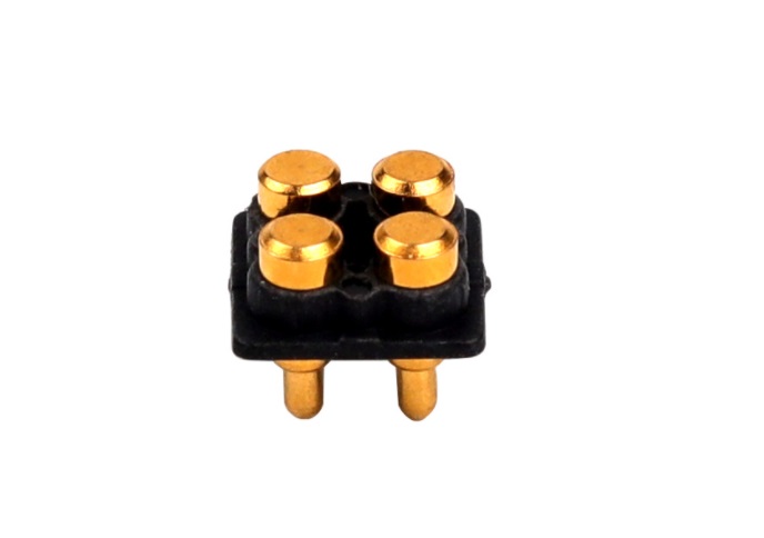 DIP 4pin double row pogo pin electrical connector