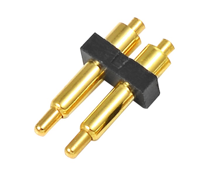  2pin single row pogo pin electrical connector