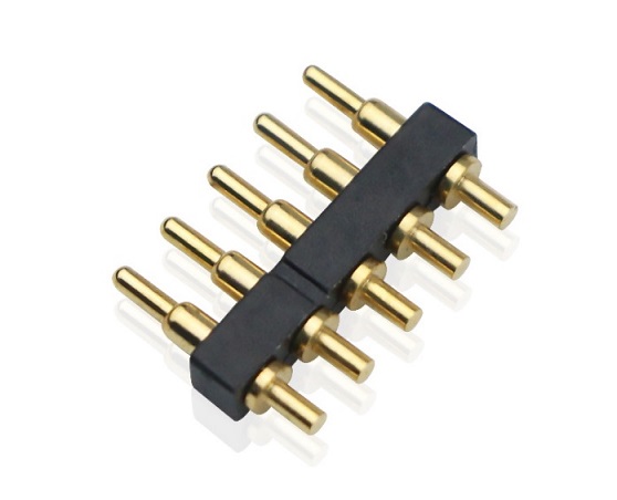 5pin single row pogo pin electrical connector