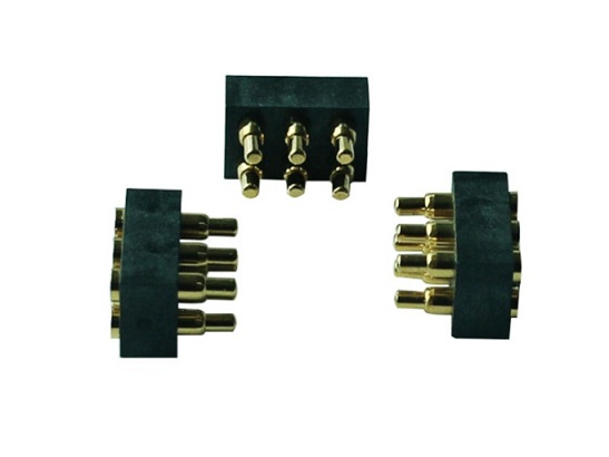 6pin double row gold plated electrical connector