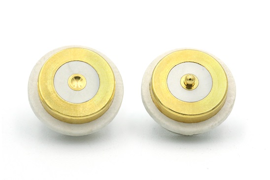 1 pin White magnetic connector  