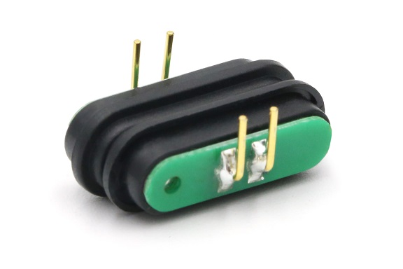 2 pin Right Angle Magnetic Connector