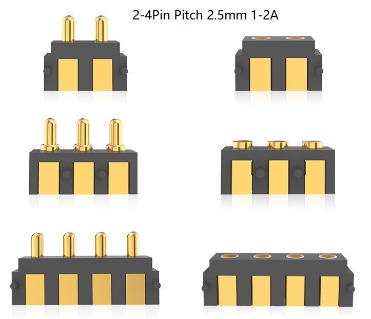 2Pin&3Pin&4Pin Side Solder Pogo Pin Connector