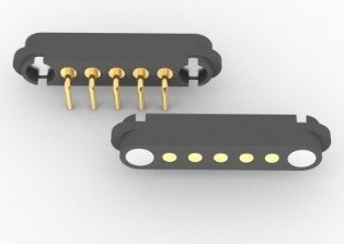 5pin right angle magnetic connector