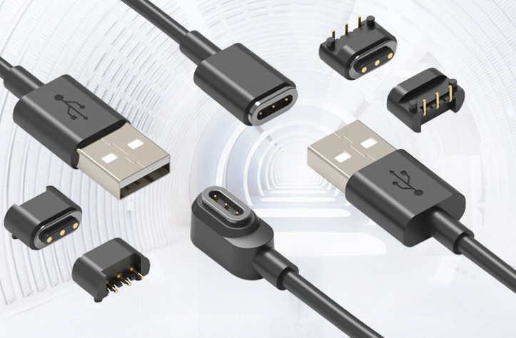 3pin magnetic charging cable for smart wearable