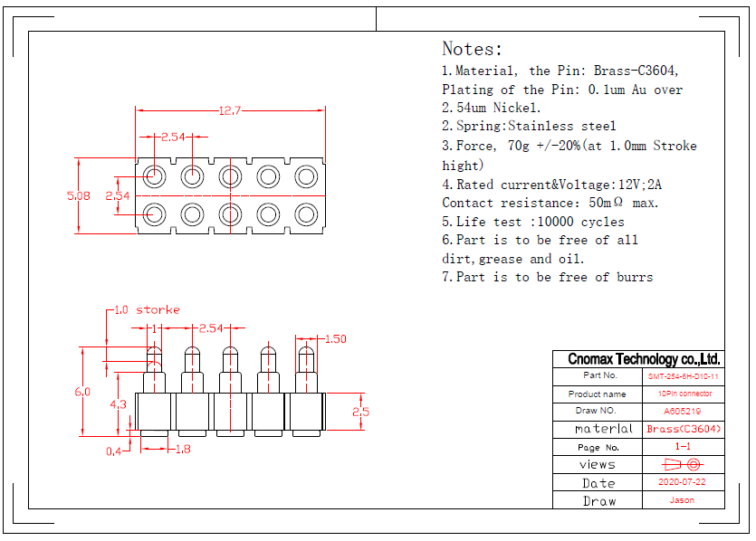 connector datasheet