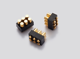 female type double row pogo pin connector