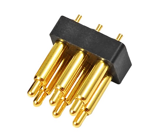 Pogo pin type connectors