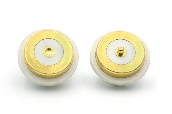 1 pin White magnetic connector 