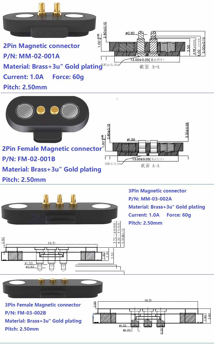 2Pin Magnetic Connector