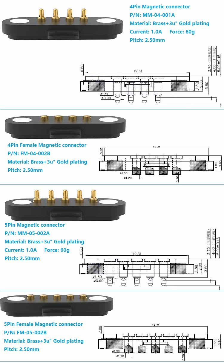 5Pin Magnetic Connector