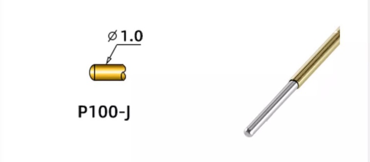 PCB test fixture pin